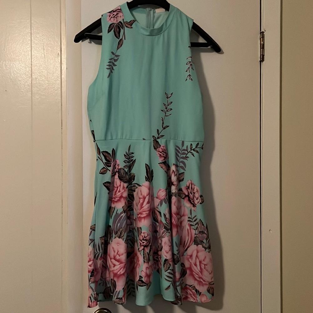 Embrace the Sun dress/Multi tear with flowers dress